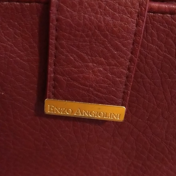 Enzio Angiolini crossbody bag in maroon color - Picture 2 of 8